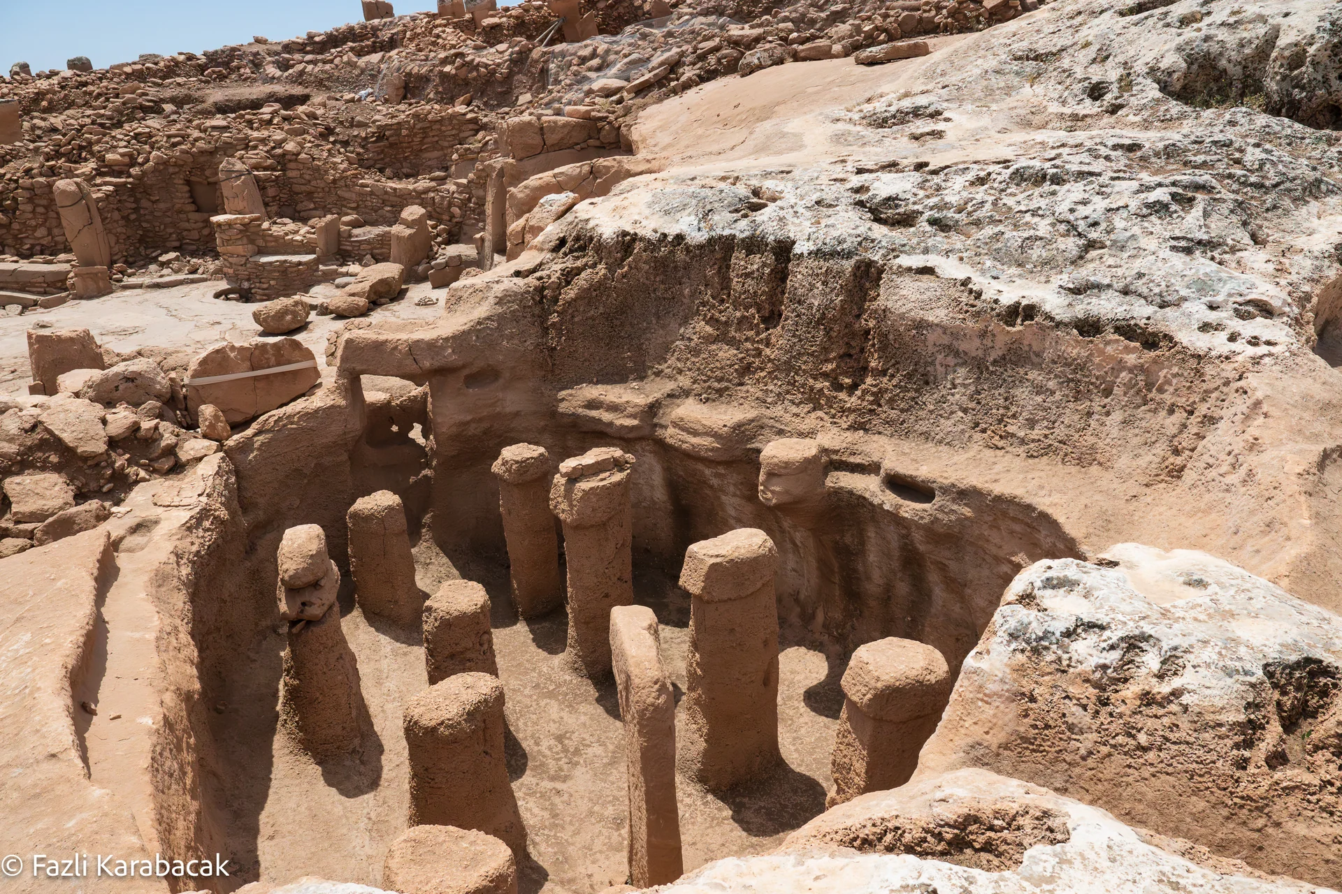 T-shaped pillars at Karahantepe pillar shrine