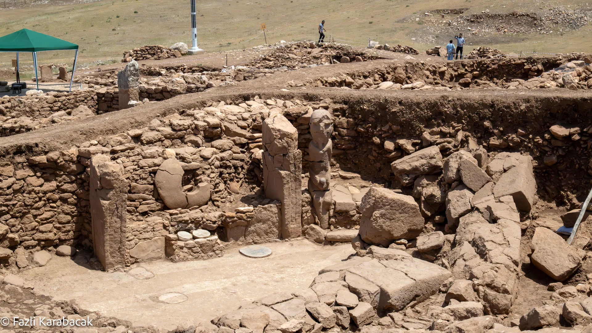 Karahantepe archaeological excavation site